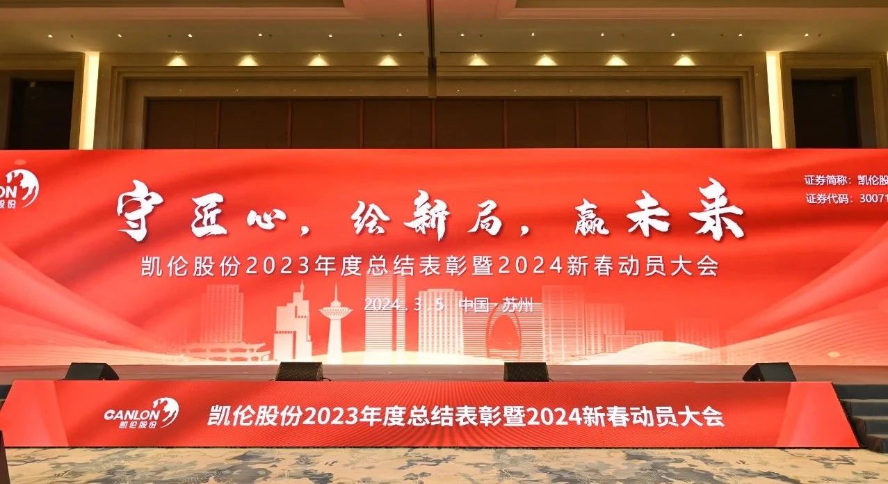 CANLON Ежегодное итоговое награждение за 2023 год и мобилизационное собрание к Новому году 2024 года